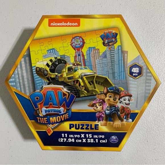 PAW Patrol The Movie Rubble 48-Piece Puzzle-NIB - Picture 3 of 8